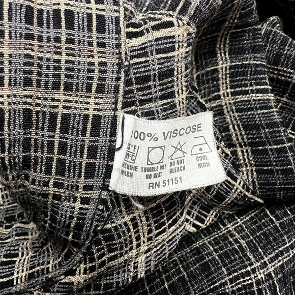 Massoti Men's Large Brown Plaid Button Down Long Sleeve Made in Italy Shirt - Picture 6 of 6